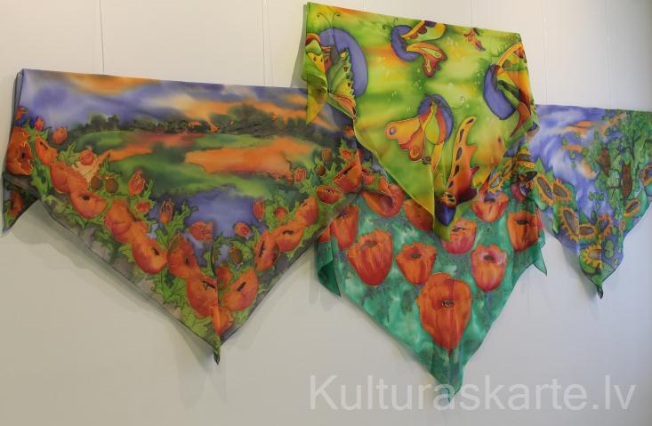 Zīda apgleznošana